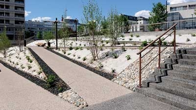 remblai allégé pour toiture jardin