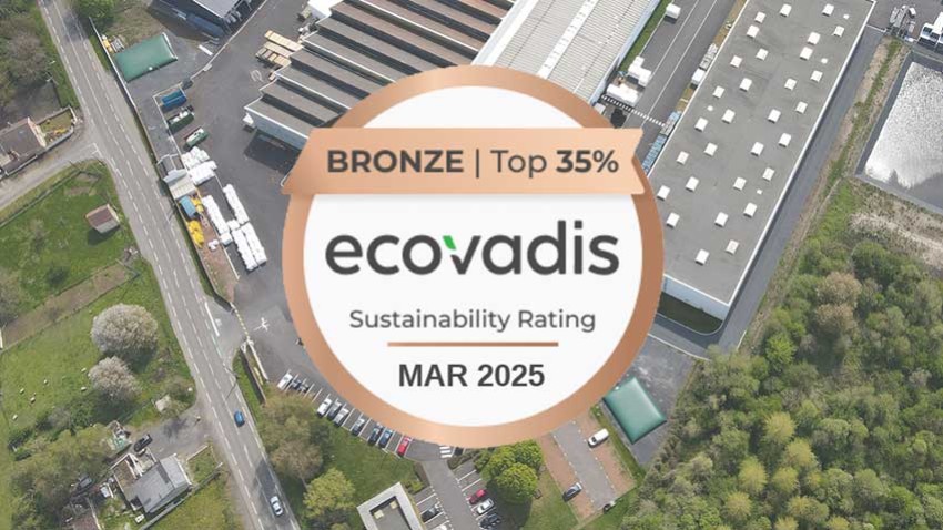 Nidaplast obtient la médaille de bronze EcoVadis