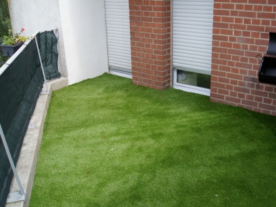Aménagement paysager en toiture plate ou terrasse ou en balcon 