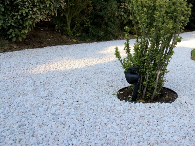 Stabilisateur de gravier pour cour ou terrasse 