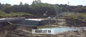Ametzondo access road construction on marshy compressible ground – Nidaplast RA lightweight fill